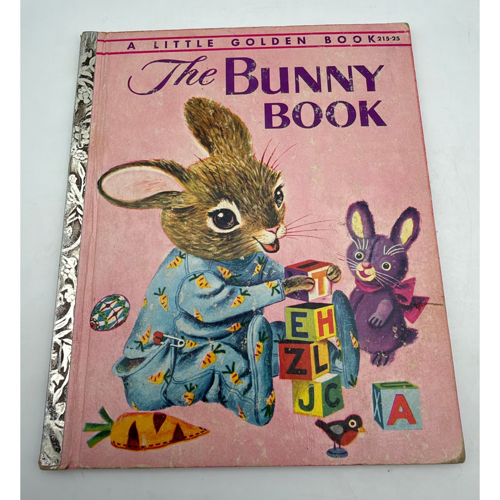 The Bunny Book Little Golden Book 1955 First Edition A Printing Richard Scarry